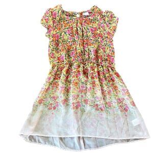 D-Signed Disney Floral Kids Summer Dress Size M